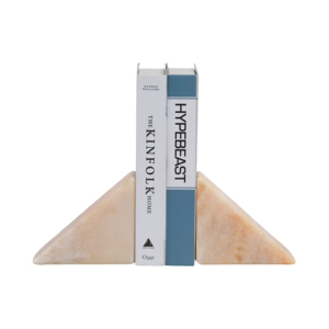 Fermalibri Triangolari in Onice, Eleganti e Moderni per Biblioteca Domestica e Decorazione Tavolo - Product Image 2