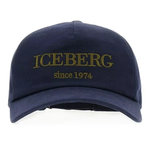 Careful Selection Designer Iceberg Blue <b>Navy</b> Baseball <b>Hat</b> With Adjustable Strap on the Back - Product Image 1