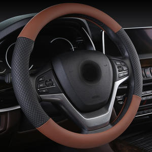 Plusieurs options de couleurs pour vous Universal Fit 15 "Microfibre en cuir gaufré pour <span class=keywords><strong>volant</strong></span> de voiture - Product Image 3