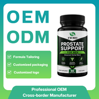 Complément pour la prostate masculine OEM/ODM en marque privée : Capsules de bien-être urinaire à base de Palmier nain et de Graine de citrouille