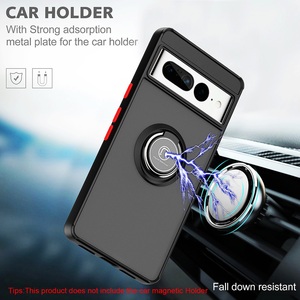 เคสโทรศัพท์มือถือ TPU แบบ<span class=keywords><strong>2</strong></span> In 1,เคสโทรศัพท์มือถือกันกระแทกห่วงแม่เหล็กสำหรับ Google Pixel 7 Pro พร้อมเลนส์กล้องเคสโทรศัพท์ป้องกัน - Product Image 2