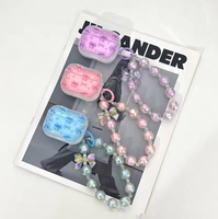 Earphone TWS Butterfly Nirkabel Laris Manis, Earplug Anti Bising untuk Tidur, Baterai Tahan Lama, Headphone Olahraga untuk Anak Perempuan Lucu