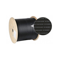 Kabel Serat Optik DEKAM Single Mode 1 2 4 Core FTTH Drop Cable Indoor Outdoor Flat