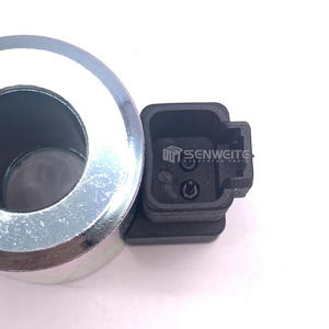 Senwitt Pilot Safety Lock Solenoid Valve Coil <b>12V</b> 24V For E330D E336D Excavator Parts - Product Image 4