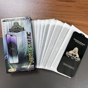 ราคาโรงงาน ฟิล์มกระจกนิรภัยแบบเต็มจอ สำหรับโทรศัพท์มือถือ ยี่ห้อ Mica Vidrio Templado สำหรับ Samsung ฟิล์มกระจกนิรภัยสำหรับ <span class=keywords><strong>iPhone</strong></span> 16 ฟิล์มกันรอยหน้าจอสำหรับ Xiaomi - Product Image 4