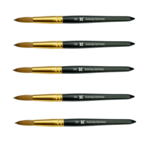 Vente chaude Nail Allemagne Manucure Stylo Pure Sable Kolinsky Acrylique Nail Art Brosse Avec Manche En Bois
