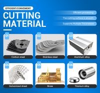 Máquina de Corte Láser de Fibra CNC de Alta Precisión para Chapa Metálica, Acero Inoxidable, Acero al Carbono y Trabajos de Fabricación de Aluminio