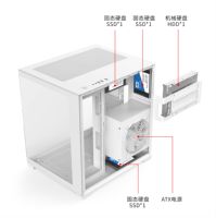 Boîtier de PC de jeu Mid-Tower Micro ATX en verre trempé, fournisseur en gros de boîtiers PC OEM