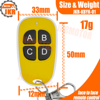 Usine directe 433MHz 4CH Green Shell RF Code Cloner télécommande de porte motorisée avec appariement rapide pour une utilisation de secours