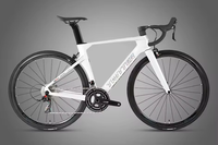 Vélo de route Twitter R10 en fibre de carbone 22 vitesses, jantes en alliage d'aluminium, système de freinage C-clamp, fourches et roues en fibre de carbone, vélo de course urbain
