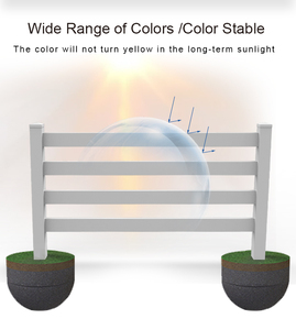 Valla de vinilo Fentech a precio directo de fábrica, valla de PVC de alta resistencia con postes y rieles, valla de PVC de 4 rieles para caballos, granja y rancho - Product Image 4