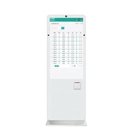 Panneau de signalisation de kiosque numérique à écran tactile vertical de 49 pouces avec imprimante à paiement automatique et appareil photo pour appel vidéo