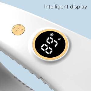 مروحة تعليق بفتحة رقبة توربين محمولة USB بدون شفرات بطارية طويلة صامتة قابلة لإعادة الشحن خمس سرعات رياح للاستخدام الرياضي الخارجي - Product Image 3