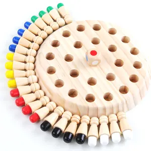 Venta al por mayor memory stick juegos-Palo de Ajedrez de madera de alta calidad para niños, juguete educativo de inteligencia
