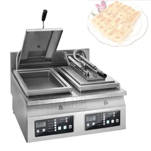 Penggorengan listrik otomatis komersial panci penggorengan mesin masak pangsit goreng