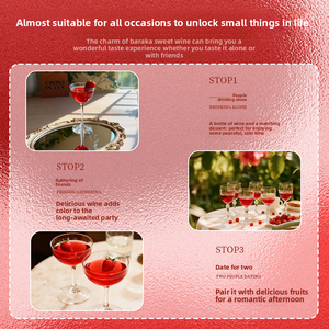 Vin de Moscato à la fraise en gros |   Vin Doux à Faible Teneur en <span class=keywords><strong>Alcool</strong></span> 750ml pour la Restauration et les Bars - Product Image 4