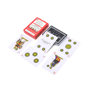 Tamaño estándar normal Logotipo <span class=keywords><strong>de</strong></span> impresión personalizado siciliano Madrid patrón franco-español póquer español adecuado <span class=keywords><strong>baraja</strong></span> <span class=keywords><strong>de</strong></span> naipes - Product Image 4