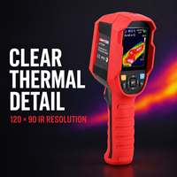 Caméra thermique infrarouge industrielle UNI-T Uti120B, image thermique 120x90 pixels, sensibilité 60mk, imagerie thermique