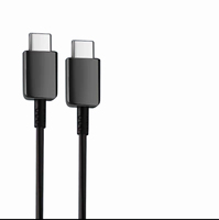 Câble de données USB-C 3A 25W Super Rapide Original pour Samsung S20 S10 S21 NOTE10 Câble Type-C vers Type-C 3A 25W