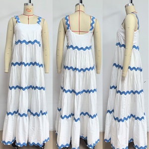 2024 estate senza maniche Casual allentato abiti Midi per le donne abiti Casual Shopping <span class=keywords><strong>Online</strong></span> su Alibaba - Product Image 4