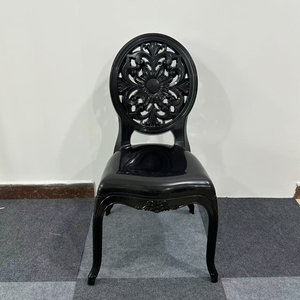 Round Flower Back Modern Design <b>Plastic</b> Princess <b>Chair</b> Wedding Party Events <b>Chair</b> - Product Image 5