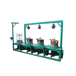 Three Drum Steel Wire Drawing Machine For Nail Making Line