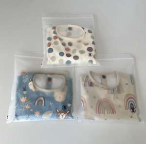 Bata de bebé Neutral para comer, reutilizable, para bebé de 0 a 24 <span class=keywords><strong>meses</strong></span>, impermeable, de manga larga, Baberos para niño o niña - Product Image 5