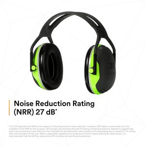 ขายส่งที่ครอบหู 3M PELTOR X4A แบบสวมศีรษะ รุ่นบาง ลดเสียงรบกวนสูง NRR 27dB อุปกรณ์ป้องกันการได้ยินแบบบาง - Product Image 4