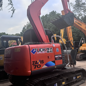 Mini pelleteuse hydraulique robuste ZX70 de 7 tonnes de type à chenilles Komatsu d'occasion avec moteur fiable Grande puissance Pompe et boîte de vitesses Modèle 2023 - Product Image 4