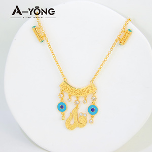 Collier de haute qualité Ayong Jewelry, plaqué or, avec nom <span class=keywords><strong>arabe</strong></span>, style <span class=keywords><strong>arabe</strong></span>, collier avec lettres - Product Image 4
