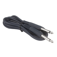 Câble Instrumental 6,35 mm à 6,35 mm, Jack Audio Stéréo TRS Mâle-Mâle 1/4 Pouce pour Guitare Électrique, Basse, Amplificateur, Haut-Parleur