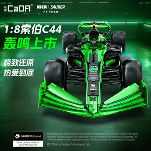 Ensemble de blocs de construction de voiture de course de Formule 1 Sauber <span class=keywords><strong>F1</strong></span> Team C44 à l'échelle 1:8, 40 pièces en plastique ABS, jouet de construction pour les 14 ans et plus - Product Image 4