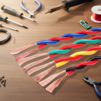 Cable Eléctrico Flexible de Cobre para Control, de Proveedor OEM RVS, Multifilar, Aislado con PVC, Conductor Sólido, Rollo de Cable para Construcción