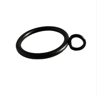 Anneau de rideau noir d'usine, solide, 32mm 38mm, en acier inoxydable, connecteur de boucle de bracelet à fermoir OT pour accessoires DIY, vente en gros