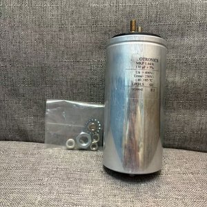 Condensateur à film COTRONICS MKP 1.44/A 130 µF 400V AC, boîtier métallique cylindrique, -40 à +85°C ° C - Product Image 1