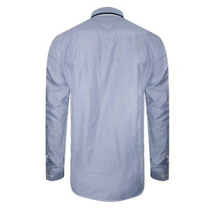 Chemise habillée pour homme en satin, fabrication professionnelle, confortable, design unique, col montant, couleur unie, séchage rapide, respirante, saison estivale - Product Image 3