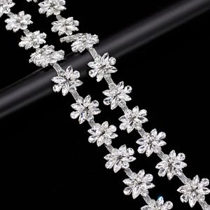 Đầy màu sắc 3D Marquise Hoa Kim Cương nước thả Rhinestone chuỗi khâu tay tự làm thủy tinh cho quần áo phụ kiện lỏng thạch - Product Image 6