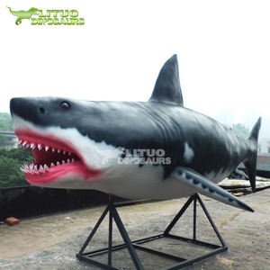 Big Size Fiberglass <strong>Shark</strong> Animal <strong>Sculpture</strong> Marine Life Exhibition - Product Image 4
