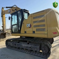 Excavadora de cadenas Caterpillar 320 usada de 20 toneladas con capacidad de cazo de 1.0m para construcción de carreteras y trabajos en canteras