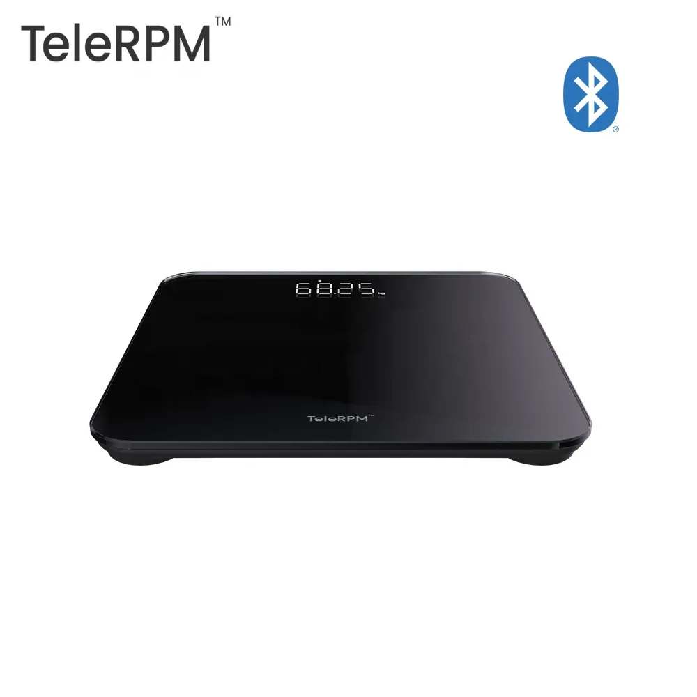 TeleRPM Innovative Bluetooth household Smart Bathroom Weighing Scale Digital Body Scale Easily Integrates into RPM Remote Kit