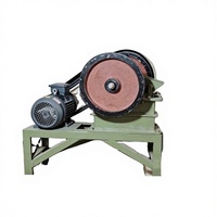 Trituradora de mandíbulas pequeña de un solo palanca con motor eléctrico de 1.5kw y volantes dobles para preparación de muestras de carbón y oro