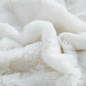 Cao Cấp Hai Mặt Lông Chồn Chăn Dày Ấm Trải Giường Biểu Tượng Tùy Chỉnh Nặng <span class=keywords><strong>Faux</strong></span> Thỏ Tóc Chồn Ném Chăn - Product Image 4