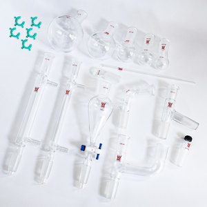 Vidrio <span class=keywords><strong>de</strong></span> <span class=keywords><strong>Laboratorio</strong></span> Personalizado CS Labglass, Vidrio <span class=keywords><strong>de</strong></span> Borosilicato, Kit <span class=keywords><strong>de</strong></span> Aparatos <span class=keywords><strong>de</strong></span> Destilación para <span class=keywords><strong>Laboratorio</strong></span> <span class=keywords><strong>de</strong></span> Química Orgánica - Product Image 6