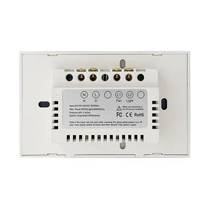 SMARSECUR WiFi Smart Fan Light <b>Switch</b> Tuya Smart Alexa Voice Control WiFi Fan <b>Lamp</b> <b>Switch</b> - Product Image 3