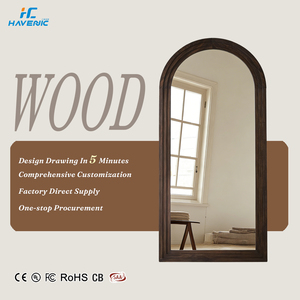 <span class=keywords><strong>Espejo</strong></span> de pie moderno hecho a mano de madera, <span class=keywords><strong>espejo</strong></span> arqueado de cuerpo entero, <span class=keywords><strong>espejo</strong></span> ecológico para decoración del hogar - Product Image 1