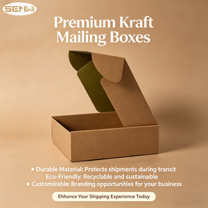 Embalaje <span class=keywords><strong>de</strong></span> Caja Kraft Marrón con Acolchado <span class=keywords><strong>Cajas</strong></span> Grandes Personalizadas con Logo <span class=keywords><strong>para</strong></span> Envíos <span class=keywords><strong>Cajas</strong></span> <span class=keywords><strong>para</strong></span> Empacar Sombreros y <span class=keywords><strong>Ropa</strong></span> - Product Image 6