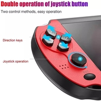 Console de jeu portable X7 4,1 / 4,3 pouces, console de jeu vidéo rétro portable, 15 000 modèles, multifonctionnelle, cadeau pour enfants