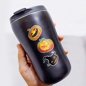 50pcs Halloween <span class=keywords><strong>jack</strong></span>-o '-lantern graffiti autocollants <span class=keywords><strong>valise</strong></span> <span class=keywords><strong>voiture</strong></span> cahier planche à roulettes étanche autocollants décoratifs en gros - Product Image 4