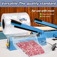 Tailles personnalisées Rouleau de film plastique haute clarté LDPE HDPE Poly Rouleaux de tubes