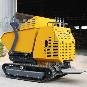 รถดัมพ์ไฮดรอลิกแบบเต็มรูปแบบ รถดัมพ์ยกไฮดรอลิกสองชั้น รถดัมพ์ขนส่งวัสดุ รถดัมพ์สำหรับทุกสภาพพื้นผิว รถดัมพ์ตีนตะขาบขนาดเล็ก - Product Image 2